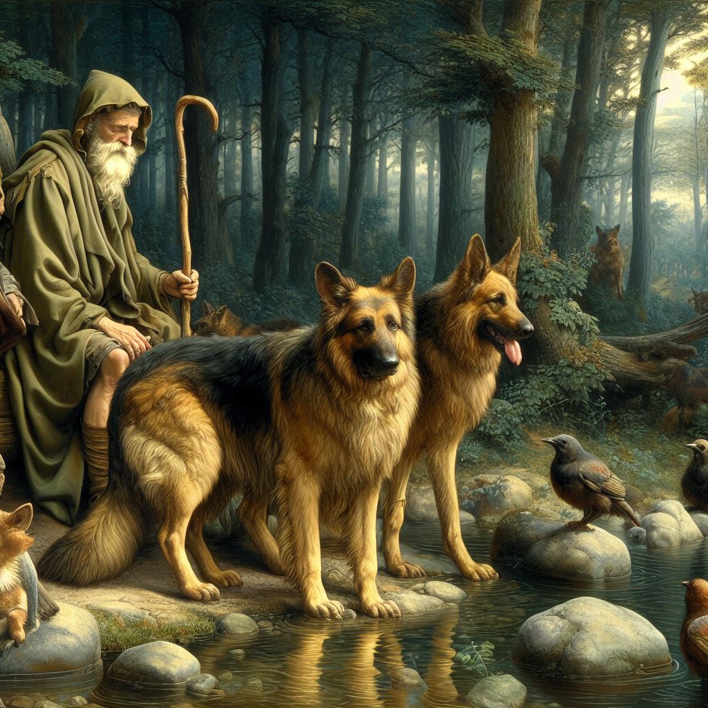 German Shepherd Dogs in Medieval times