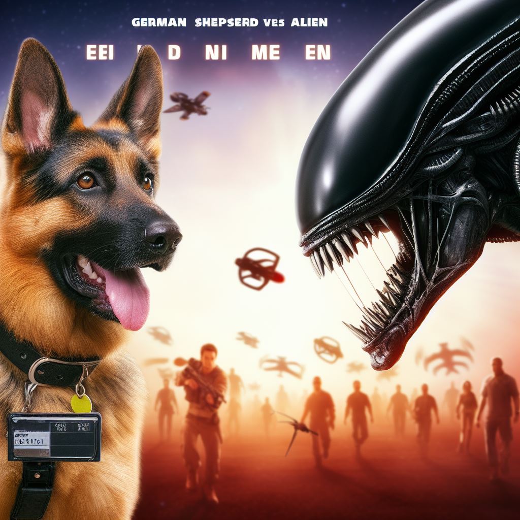 German Shepherd VS Alien