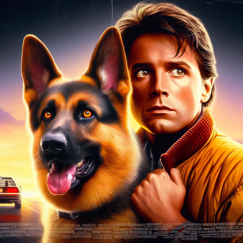 German Sheperd in Movie Back to the Future