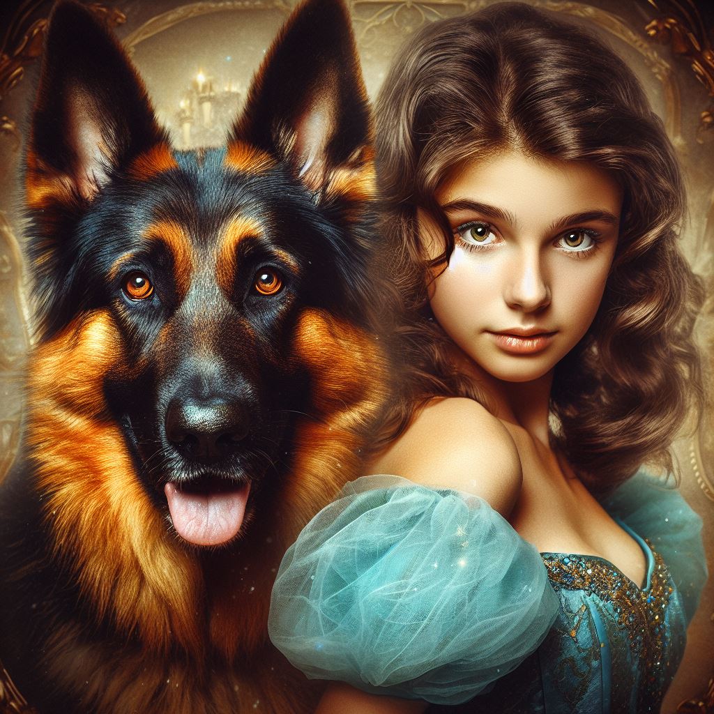 Cinderella and her German Shepherd 2