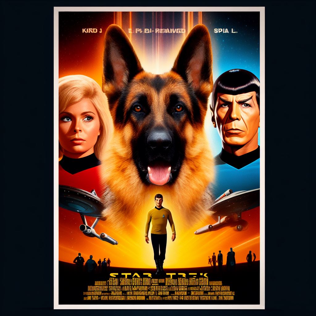 German Shepherd on Star Trek