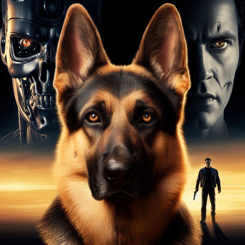 German Shepherd in The Terminator Movie 3