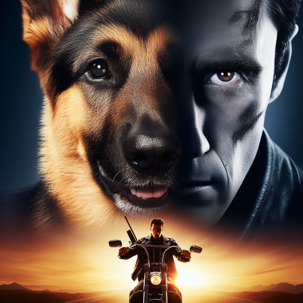 German Shepherd in The Terminator Movie 2